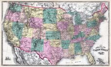 United States Map, Kosciusko County 1879